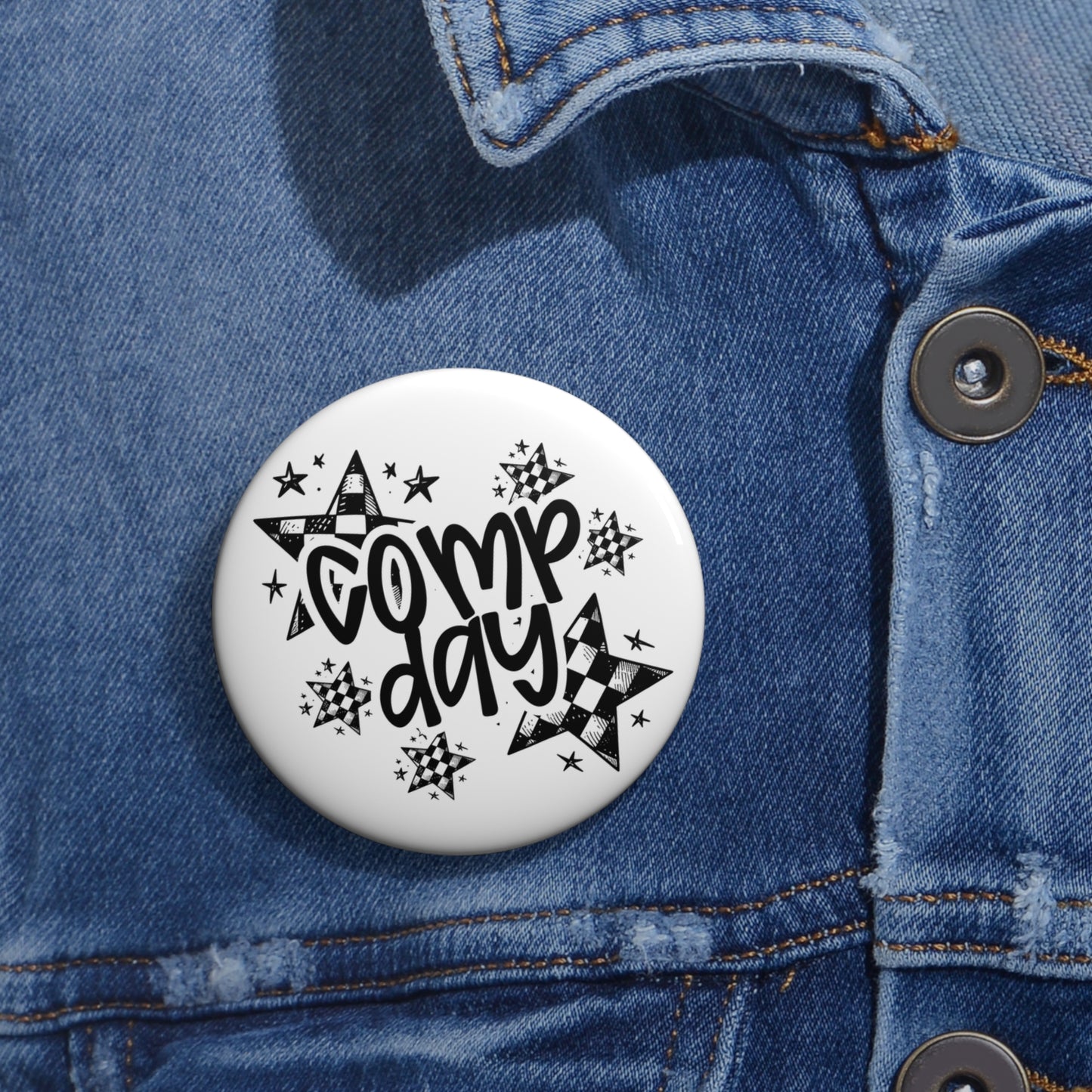 Comp Day Pin Button