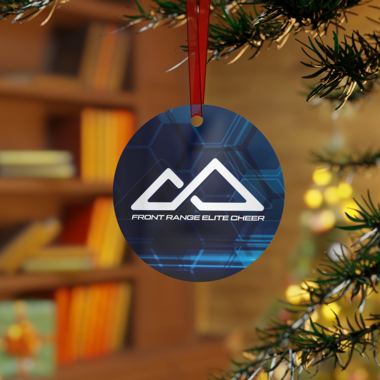 Front Range Elite Cheer Metal Ornament