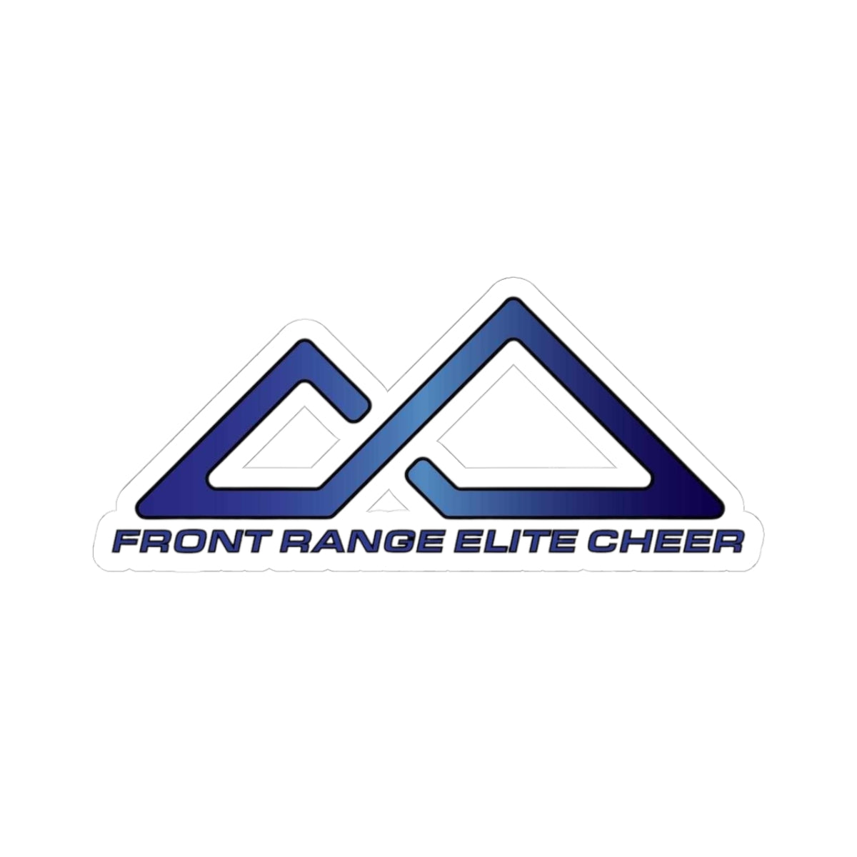 Front Range Elite Cheer Sticker, Custom Cheer Stickers, Kiss-Cut Vinyl Stickers