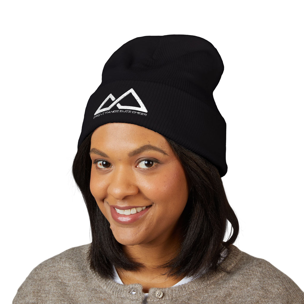 Front Range Elite Cheer Classic Cuffed Beanie with Embroidered Design