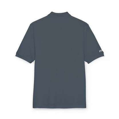 FREC Logo, Unisex Polo Shirt, Embroidered Apparel