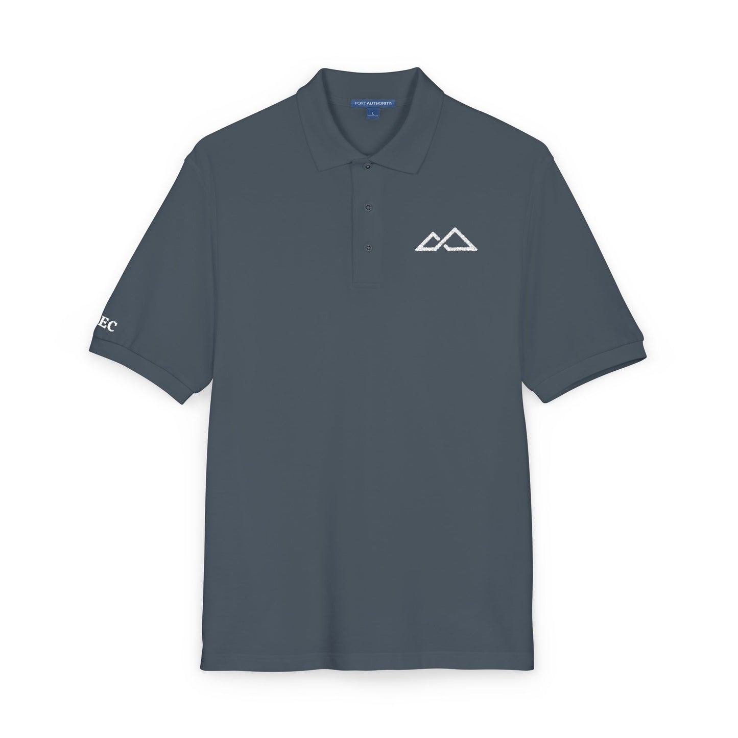 FREC Logo, Unisex Polo Shirt, Embroidered Apparel