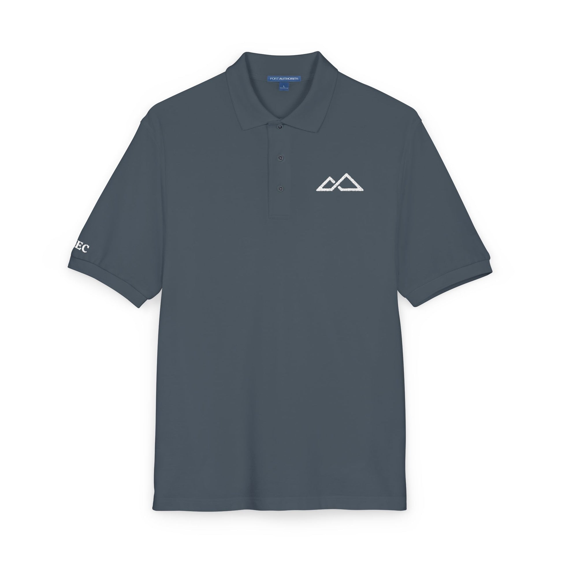 FREC Logo, Unisex Polo Shirt, Embroidered Apparel
