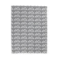 Grey - FREC Logo Pattern Blanket, Velveteen Plush Throw, Soft Decorative Blanket
