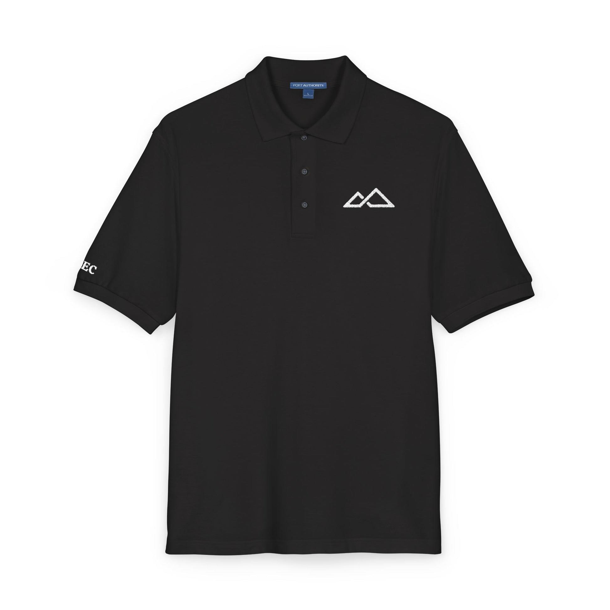 FREC Logo, Unisex Polo Shirt, Embroidered Apparel