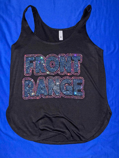 Black Tank / Sports Bra Set - Bling!